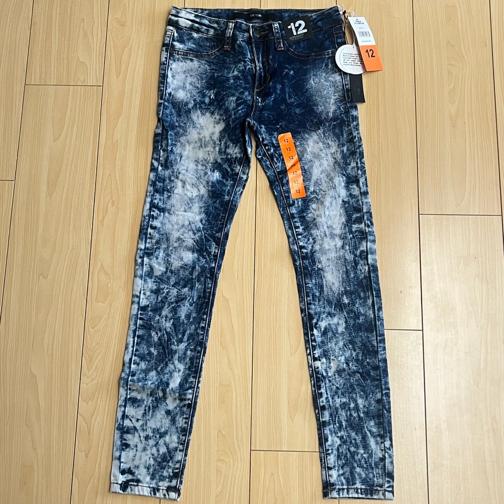 Joes Jeans Girls Acid Wash Tie Dye Jeggings